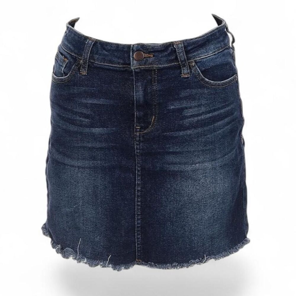 RSQ Denim Jean Distressed Skirt